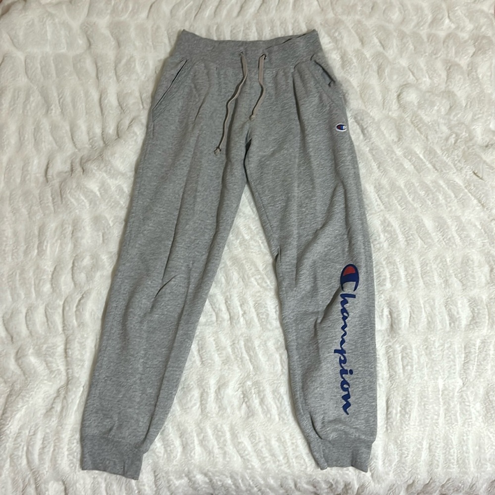 Grey champion drawstring sweatpants